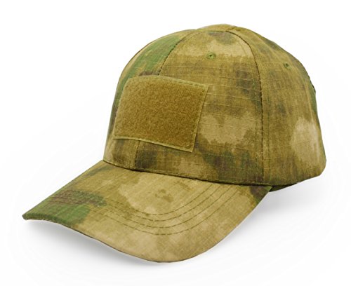 UltraKey Military Tactical Operator Cap, Outdoor Army Hat Hunting Camouflage Baseball Cap - color: Ruin Green Camouflage