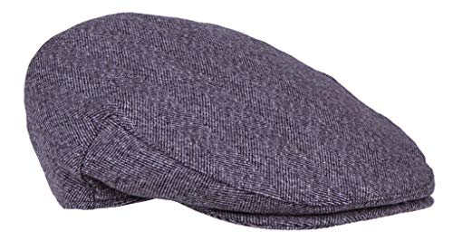 Kenny K Flat Cap Hat for Newsboy Driving Fisherman Golf Ivy Gastby Cabbie FC200 Wool Blend, Lined - color: Gray Plaid C, size: Small-Medium