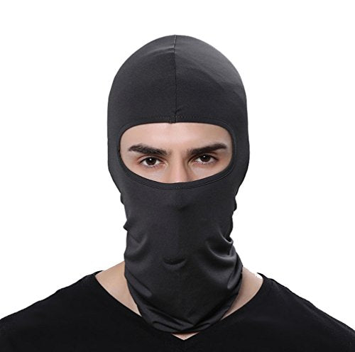 Pack of 3 Ski Mask Bandana Face Hat for Outdoor Airsoft Motorcycle Hood Helmet Balaclavas Headwear - color: Dark Gray