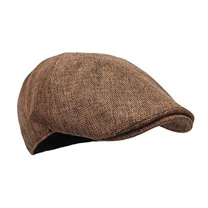 WITHMOONS Ivy Cap Summer Mesh Newsboy Irish Gatsby Golf Hats TZ30047 - color: Brown, size: One Size