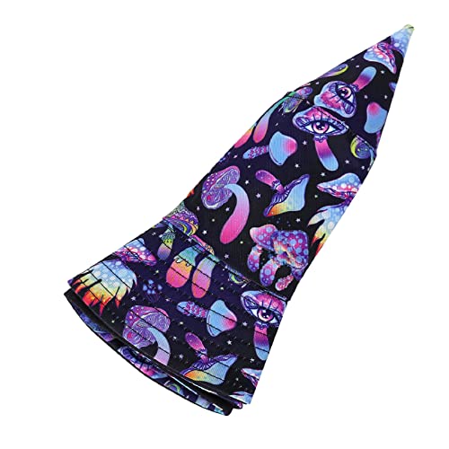 Tie Dye Bucket Hat Reversible Cotton Multicolored Fisherman Cap Packable Sun Hat - color: Magic Mushroom
