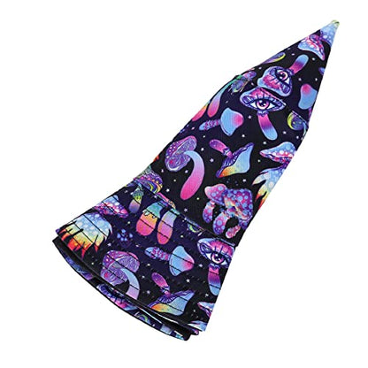 Tie Dye Bucket Hat Reversible Cotton Multicolored Fisherman Cap Packable Sun Hat - color: Magic Mushroom