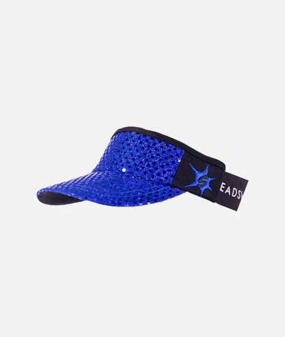Sparkle Headsweats Running Visor - color: Royal Blue