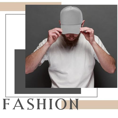 Hercicy 40 Pack Blank Trucker Hat Bulk - color: Grey