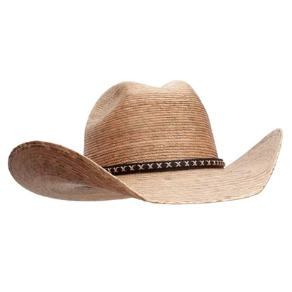 Jeanne Simmons Women's Brown Two Hump Crown Cowboy Hat, Medium to Extra Large, 4 Inch Brim - size: Large-X-Large
