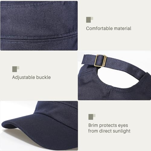 Glamorstar Unisex Cadet Army Hats 4 Pieces Military Flat Top Newsboy Cap - color: Black+grey+navy+beige