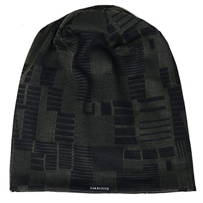 Ruphedy Men Slouchy Beanie Summer Long Oversize Thin Lightweight Skull Cap B011h - color: B403-green, size: One Size