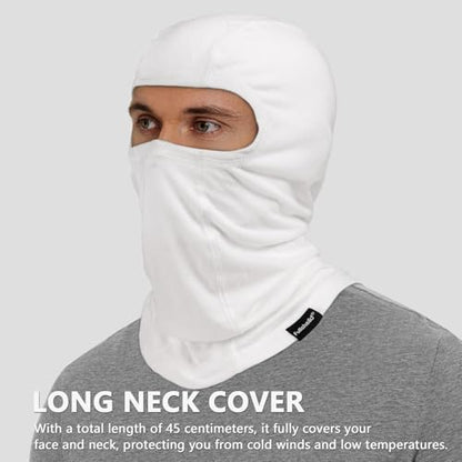 Summer Cooling Balaclava UPF 50+ Full Face Cover Lightweight for Men Women - color: Beige