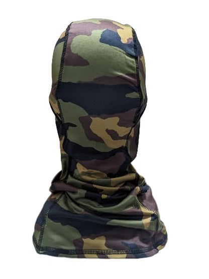 Zanheadgear WB4L114 Convertible Balaclava SportFlex Series Solid Black - color: Woodland Camo