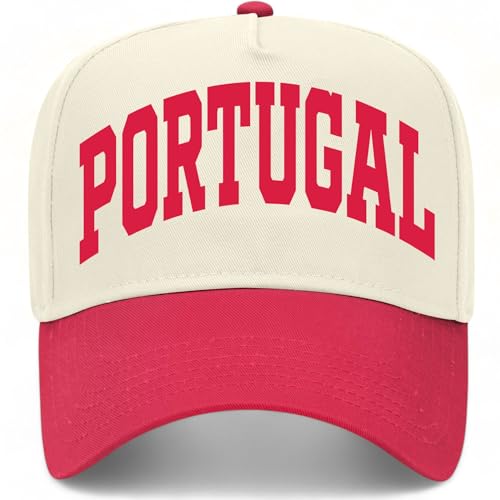 Portugal Collegiate Hat - color: Red/Natural