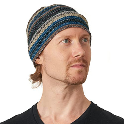 CHARM Men Summer Beanie Knit - color: Blue