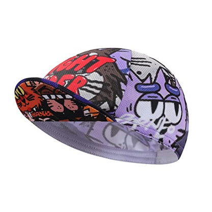 Funny Cycling Cap - Polyester Cycling Hat-Under Helmet - Cycling Helmet Liner Breathable&Sweat Uptake - color: B12