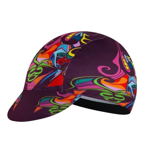 Cartoon Cycling Cap for Man and Woman Cycling Hat Under Helmet-Polyester Breathable Sweat Absorbent - color: Cart-15