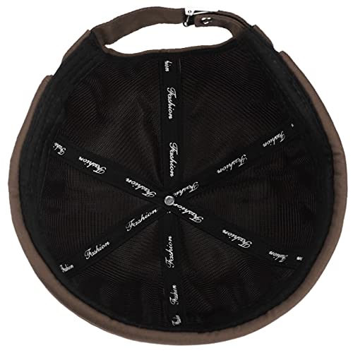 Glamorstar Dome Brimless Hats for Women Men Sailor Docker Beanie Cap Hip Hop Hats - color: Coffee
