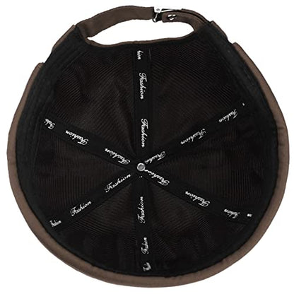 Glamorstar Dome Brimless Hats for Women Men Sailor Docker Beanie Cap Hip Hop Hats - color: Coffee