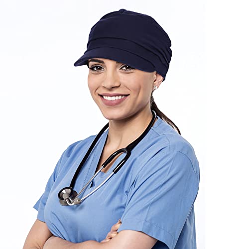 Geyoga 3 Pcs Newsboy Hats for Women with Brim