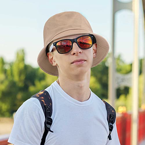 Zhanmai 3 Pcs XXL Bucke Large Oversize Hat for Woman - color: Black, White and Khaki