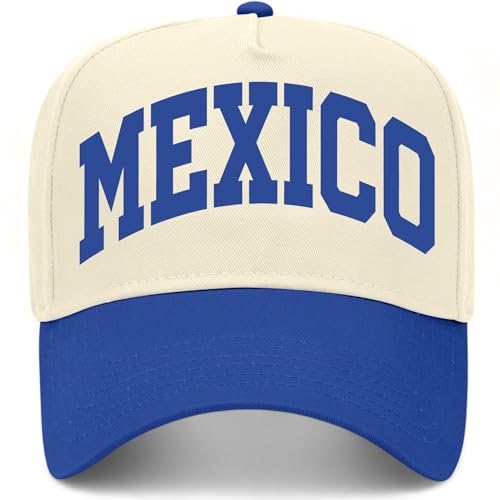 Mexico Collegiate Hat - color: Royal/Natural