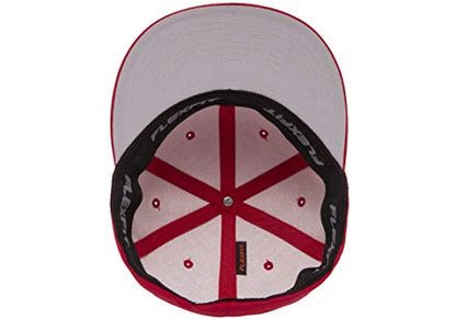 Flexfit Men's On Field Pro-Baseball Cap - color: Red, size: Small-Medium