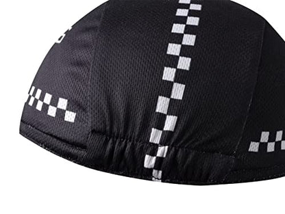 Man's Cycling Cap - Polyester Road Cycling Hat-Under Helmet - Cycling Helmet Liner Breathable&Sweat Uptake - color: E2
