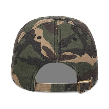 Lids Blank Baseline Dad Adjustable Strapback Hat - color: Camo