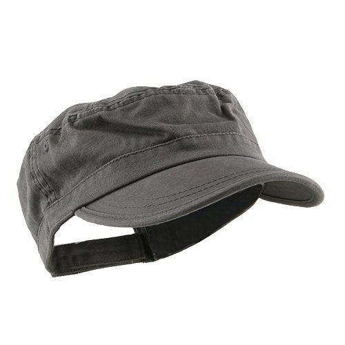 e4Hats.com Enzyme Regular Solid Army Caps - color: Grey