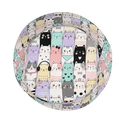 Bucket Hat Unisex for Men Women Cute Funny Fashion Fishing Hat Trippy Art Casual Fisherman Cap - color: Anime Cat1