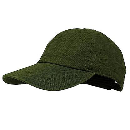 Glory Max 100% Cotton Baseball Cap Classic Plain Low Profile Golf Dad Hat Buckle Adjustable - color: Olive