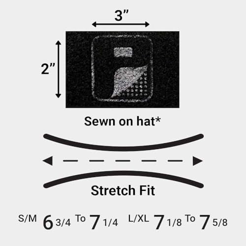 Pull Patch Tactical Hat - Flexfit Delta Curved Bill Cap - Seamless, Fitted - color: Black, size: 7 1/8-7 5/8