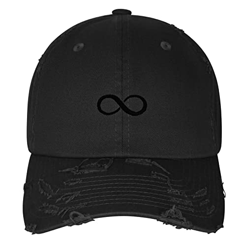JPAK Infiniti Vintage Dad Hat Frayed Embroidered Cap Symbol Loop - color: Black