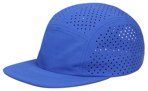 COOLSOME Five Panels Hat Basic Daily Wear Breathable Mesh Airy Quick Dry Cap - color: Laser Mesh|blue L 60-62cm