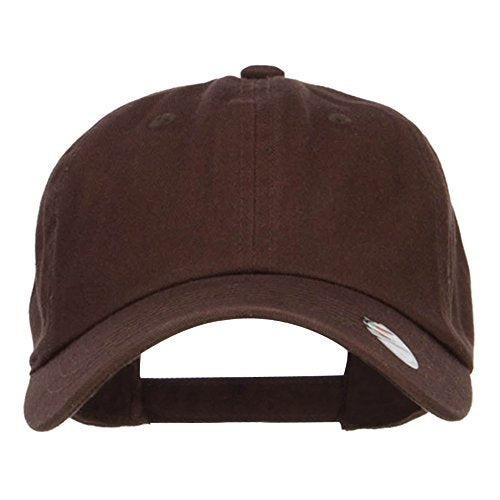 Nissi Unstructured Cotton Twill Washed Cap - color: Brown