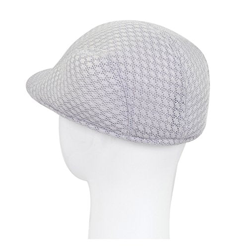 Premium Summer Mesh Golf Ivy Driver Cabby Newsboy Cap Hat - Diff Colors/Sizes - size: Medium-Large