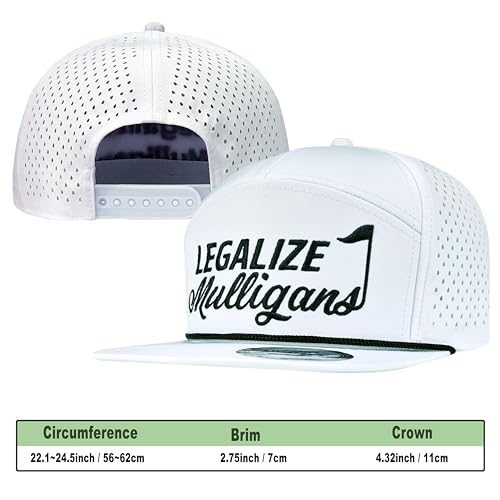 Funny Golf Hats,Funny Golf Gifts for Men,Golf Rope Hat for Men - color: 12.white-2