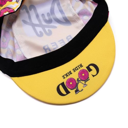 Cycling Cap for Man and Woman Cycling Hat Under Helmet-Polyester Breathable Sweat Absorbent - color: Bee-19