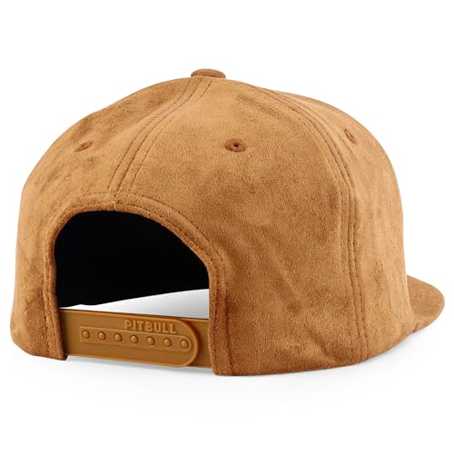Trendy Apparel Shop Plain Suede Flat Bill Snapback Cap - color: Wheat