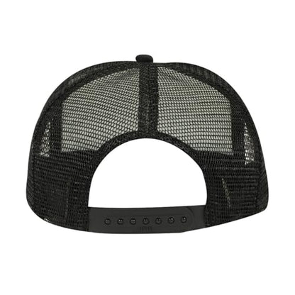 All Gas No Brakes Foam Trucker Cap Adjustable Mesh Back Hat - color: White/Black