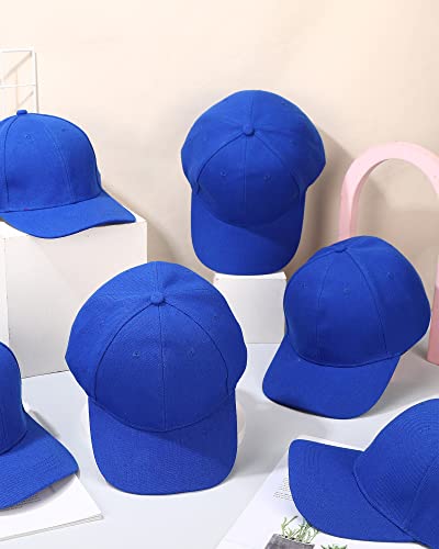 Handepo 24 Baseball Caps Adjustable - color: Blue