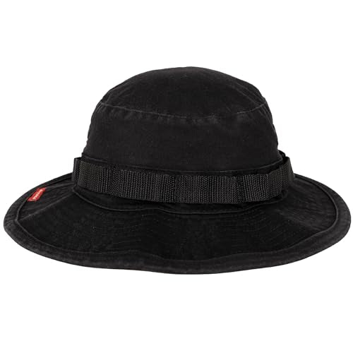 Rothco Vintage Boonie Hat - Ultimate Sun Defense Bucket Hat for Outdoor Adventures - color: Black, size: 7 3/4