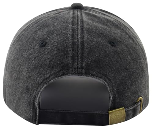 2PCS Mom and Dad EST 2027 2026 Hats for Women Men, New Parents Baseball Cap - color: Dad Black