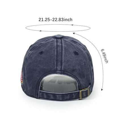 USA 250th Anniversary Baseball Cap Patriotic Embroidered American Hat - color: 2-navy