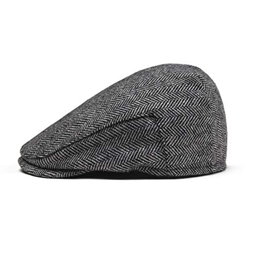 Toddler Wool Tweed Newsboy Cap - color: Style1, size: 2-3T