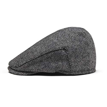 Toddler Wool Tweed Newsboy Cap - color: Style1, size: 2-3T