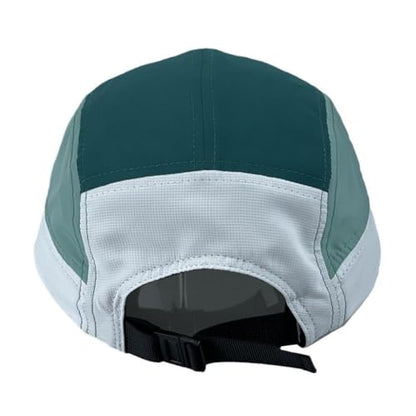 FASHIXD 5 Panel Hats for Men Baseball Cap Outdoor Sports Running Cap - color: White/Darkgreen