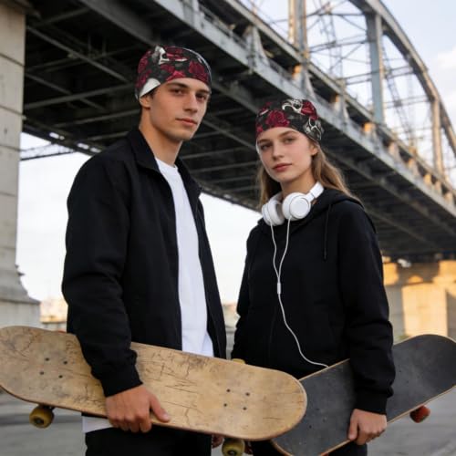 FDNUPIAN Drying Cycling Cap Sports Bandanas Caps Men Women Breathable - color: Black15