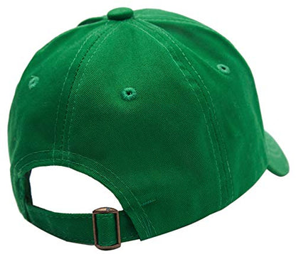 Edoneery Kids Baseball Hat, Adjustable Cotton Cap - color: Green, style: 3-8 Years