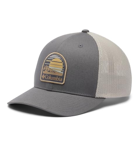 Columbia Men's Colm Mesh Ball Cap - color: City Grey/Dark Stone, size: Small-Medium