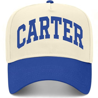 Carter Collegiate Hat - color: Royal/Natural
