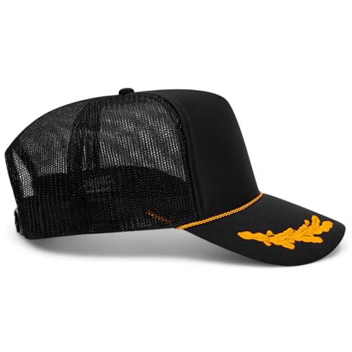 Game Day Flag Hat - color: Oak Leaves Foam Mesh Back