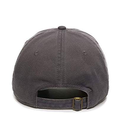 Cat Baseball Cap Embroidered Cotton Adjustable Dad Hat - color: Charcoal
